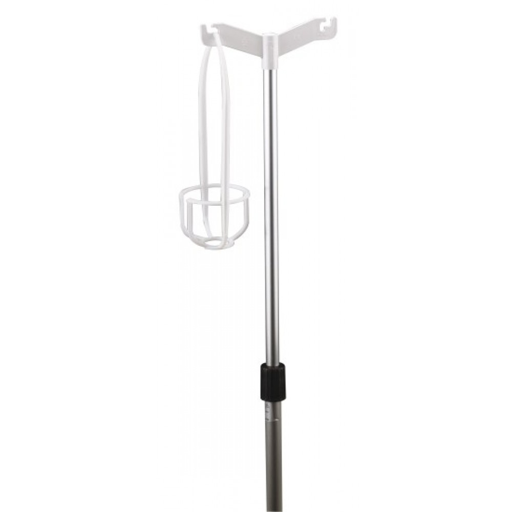 Plastic IV pole holder
