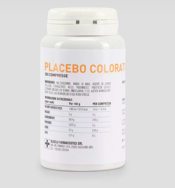 White placebo (200 tablets)

