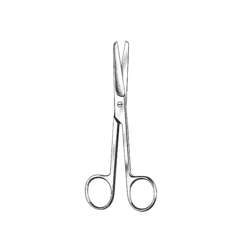 Straight scissors blunt tips 16 cm