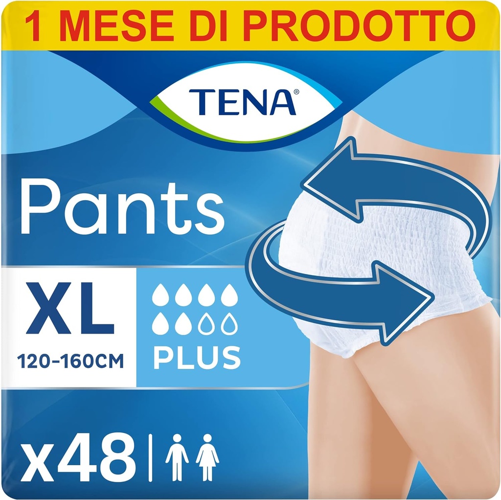 Tena pants plus large diaper
