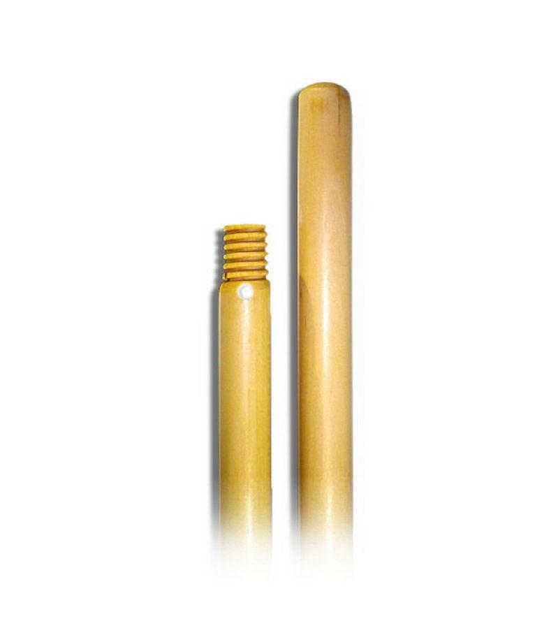 Manico legno con vite cm.130