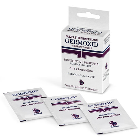 Skin disinfectant wipe with chlorhexidine GERMOXID