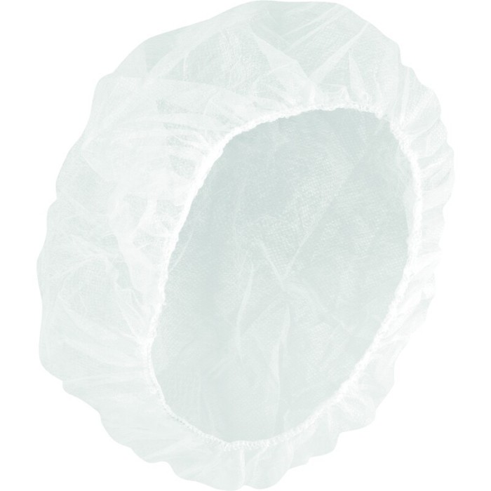 Cuffia rotonda areata polipropilene bianca diam.60
