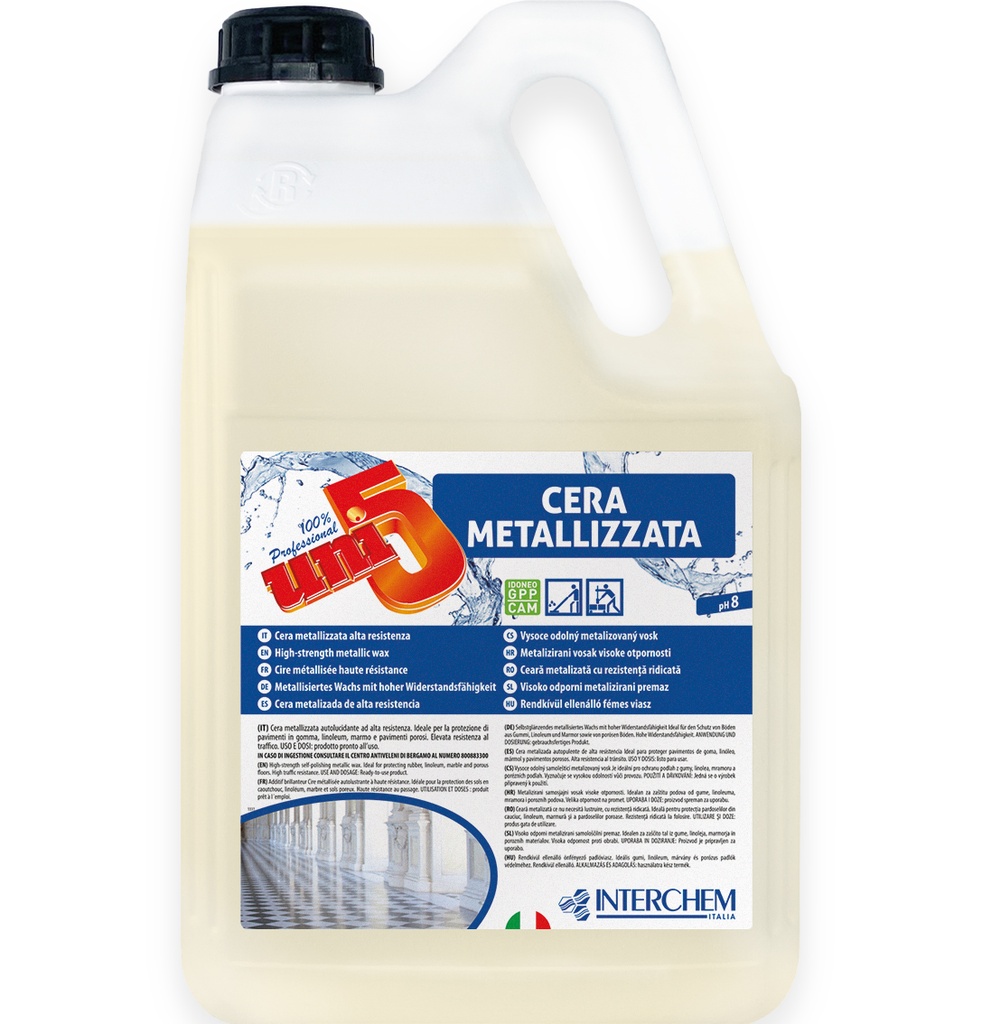 UNI 5 Cera metallizzata 5kg