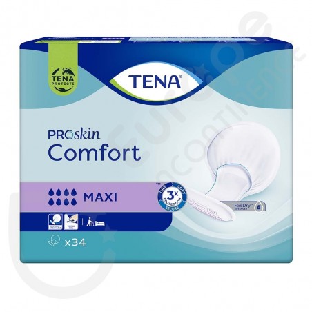 Tena Comfort maxi shaped purple diaper