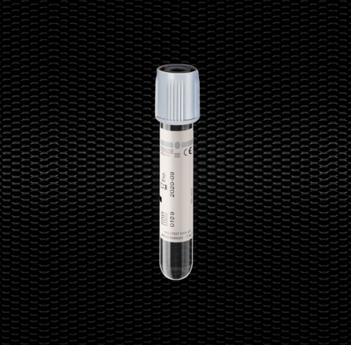 Provetta sottovuoto VACUTEST 13x75 mm 2 ml Kf+Na2 EDTA tappo grigio