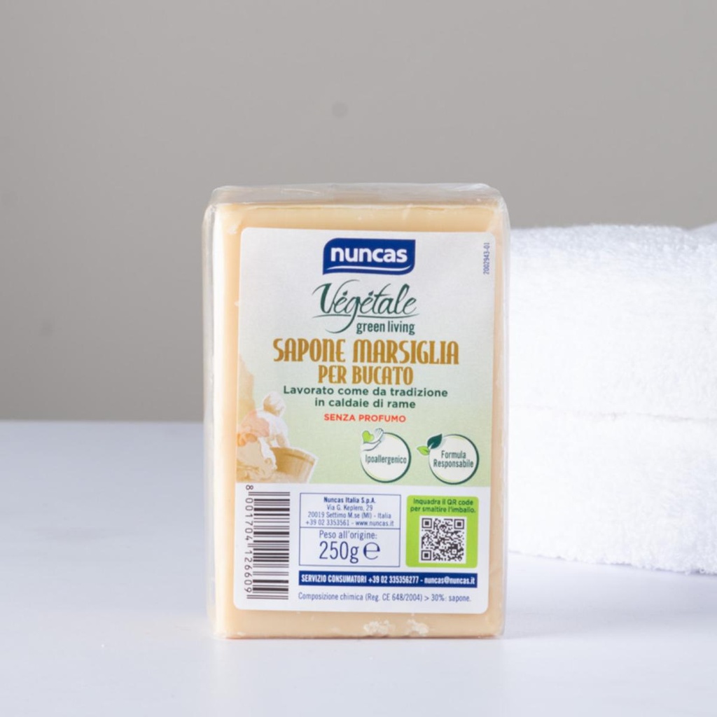 Sapone di marsiglia per bucato in pezzi 250 gr