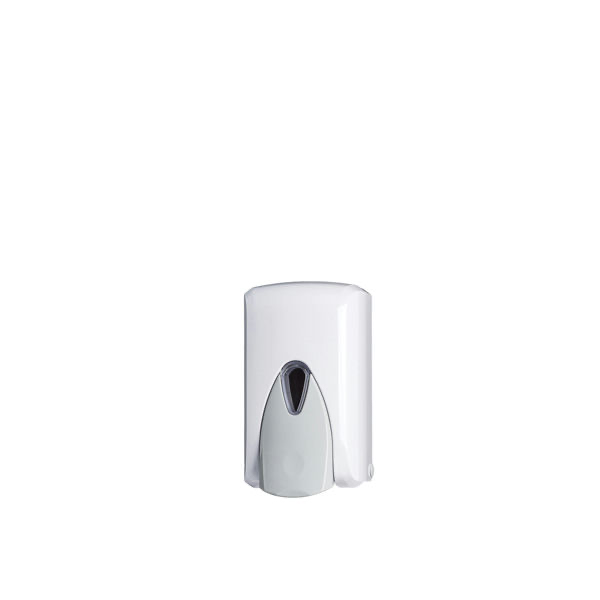 Distributore di sapone liquido 0,5 lt in abs bianco mod. Wave