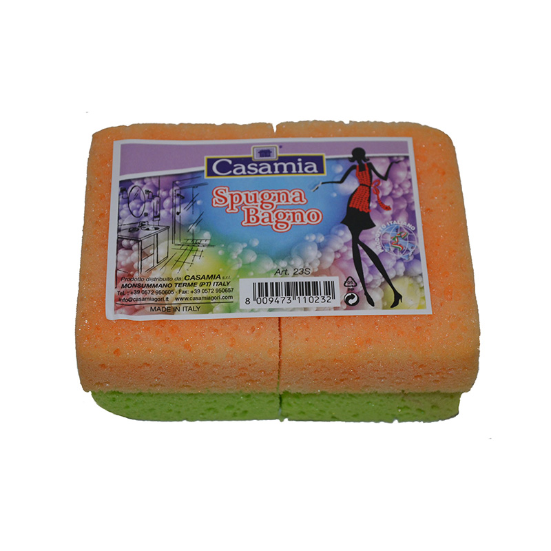 Bath sponge cm.11x7,5x3,4cm (4 pack)