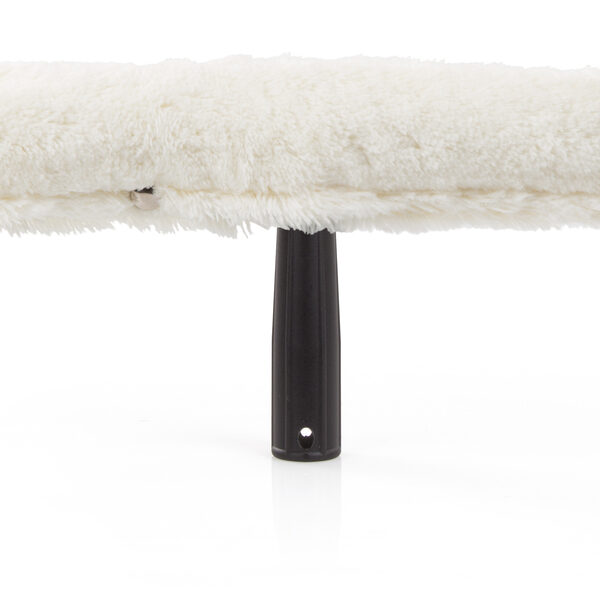 Vello bianco fisso 35 cm