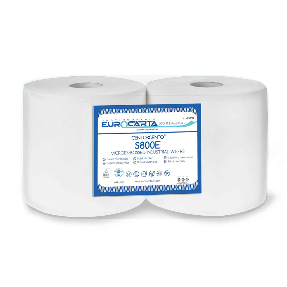 Reel 100% cellulose 800 sheets S800 Ecolabel