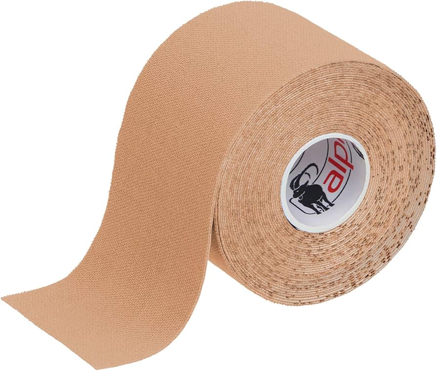 100% cotton kinesiology tape 5 m x 5 cm colour beige