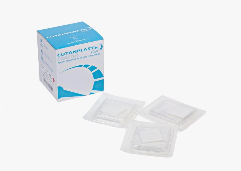 Cutanplast Fast hemostat cm.5x5x0,4 box 10pcs.