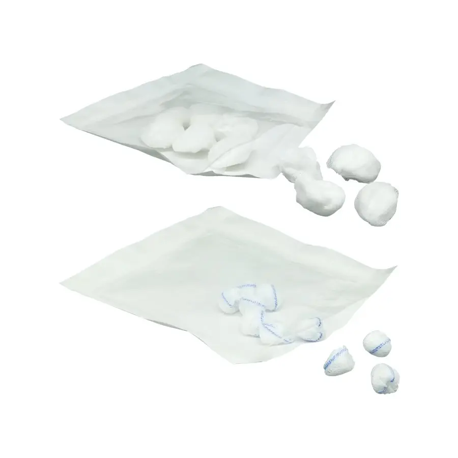 Sterile gauze pad 30 mm diameter s/barium wire (blister 5pcs)