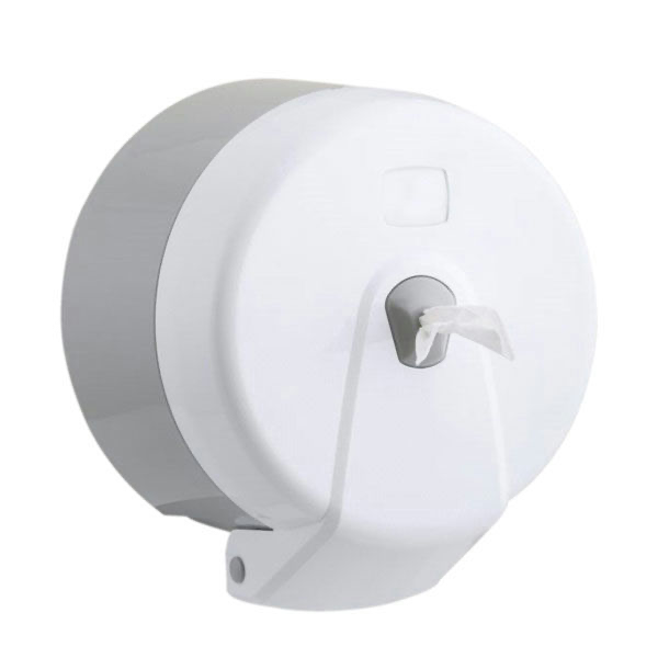 Distributore di carta igienica ad estrazione centrale in abs bianco mod. Wave