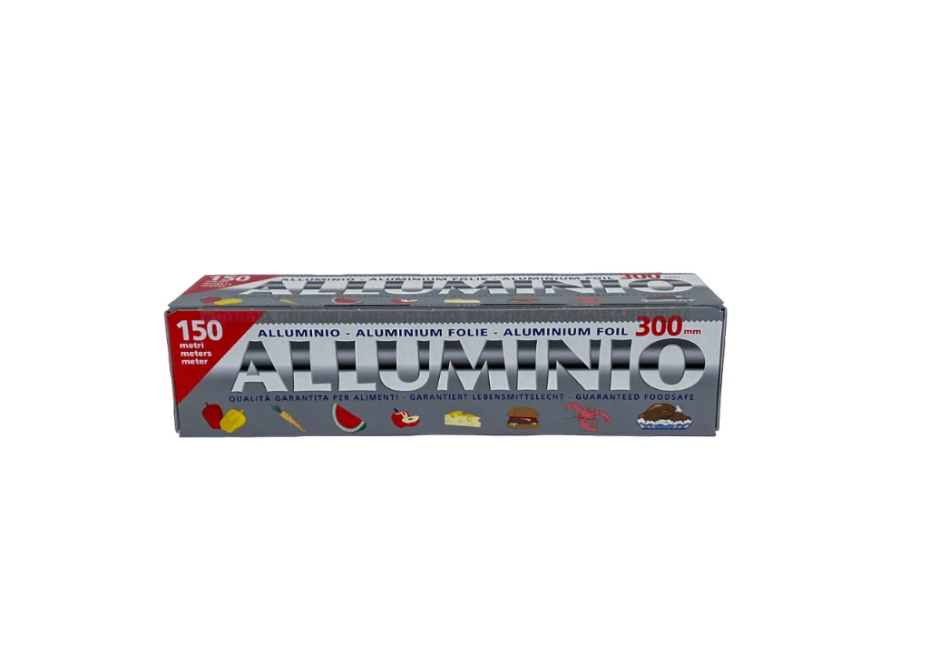 Aluminium for foodstuffs 150mt h.300 HQ boxed