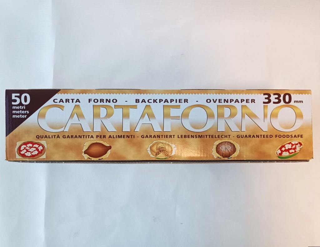 Baking paper with dispencer h.330 50 mt