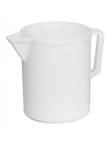 2 l white plastic jug