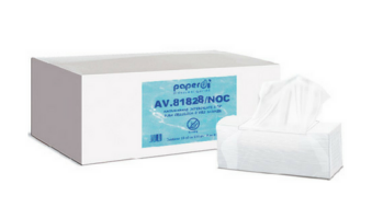 V-folded towel 100% cellulose no clog