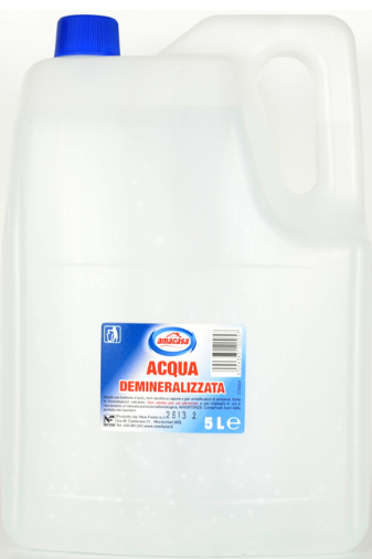 Demineralised water (5 l tank)