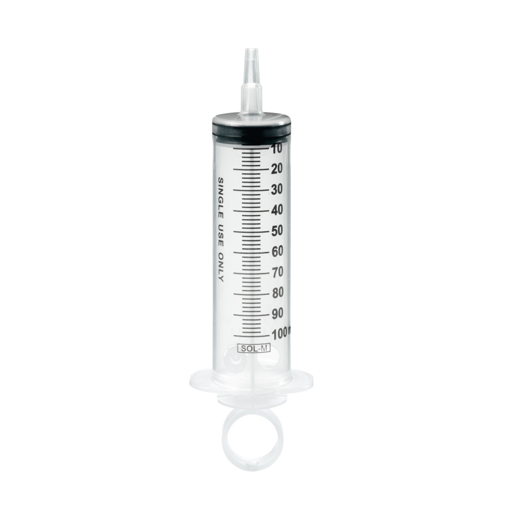 OMNIFIX SOLO 100ml - CENTRAL CONE &amp; LUER ADAPTER