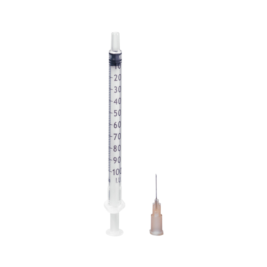 OMNIFIX DUO 1ML - INSULIN 100 IU - NEEDLE 26GX1/2"