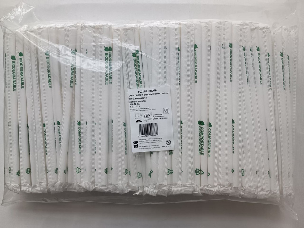 Individually bagged straws (500pcs)