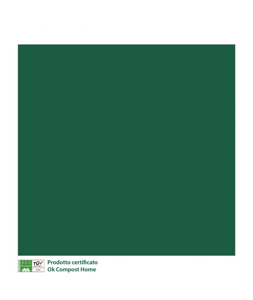 Dry paper napkin 40 x 40 cm green
