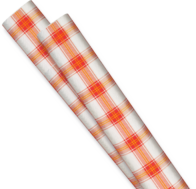 Red Scotch decorated hydro polythene tablecloth 1 x 1 m cartene on top
