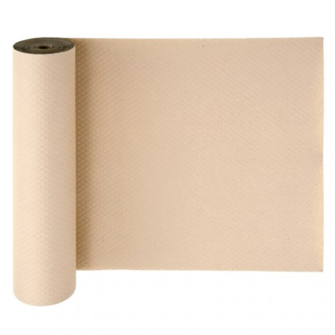 White recycled paper tablecloth 1 x 1 m
