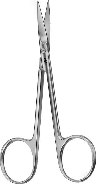 THIN AC/AC STRAIGHT SCISSORS 110MM 