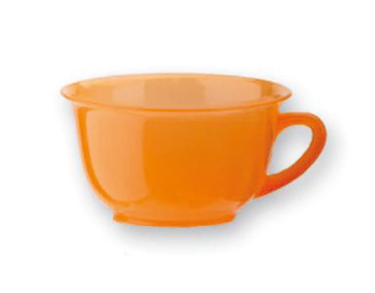 White breakfast cup with handle diameter 12 cm x 7 h cm
