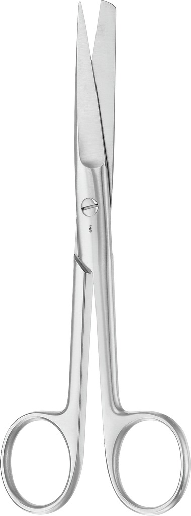 SM/AC STRAIGHT SURGICAL SCISSORS 165MM
