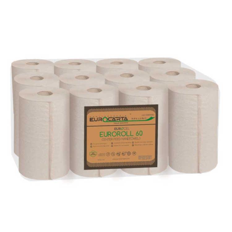 Maxi towel roll 60 metres eco Eurocel 2 ply
