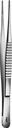 DE BAKEY TWEEZERS 2.0MM 150MM
