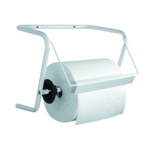 Metal wall-mounted coil holder