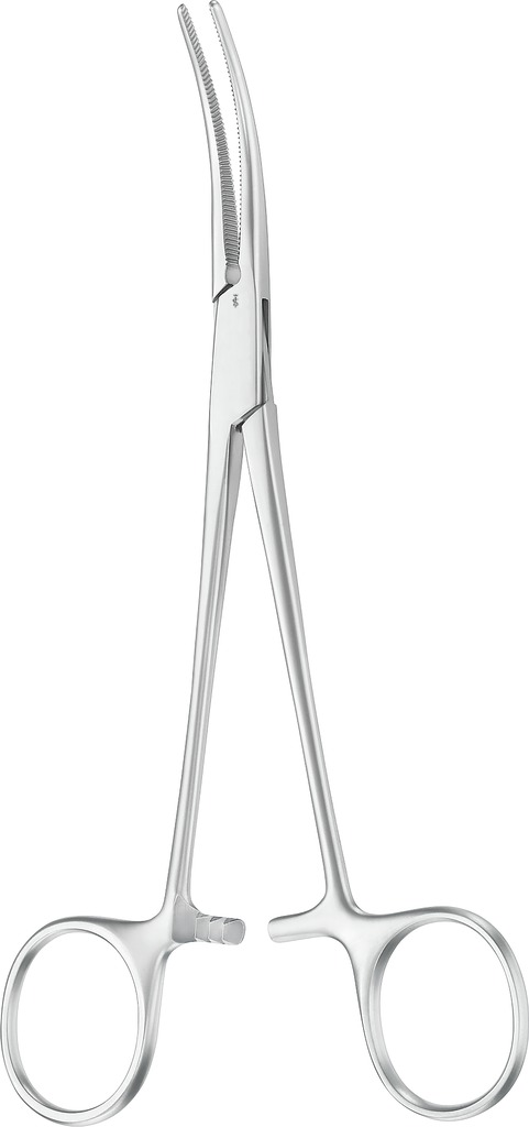 CURVED CRILE HEMOSTATIC CLAMP 160MM