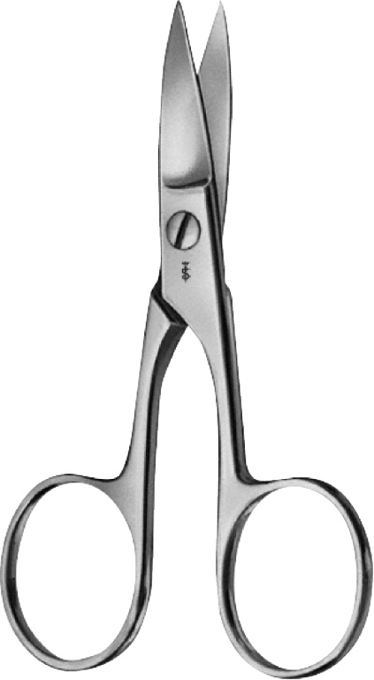 90MM STRAIGHT NAIL SCISSORS
