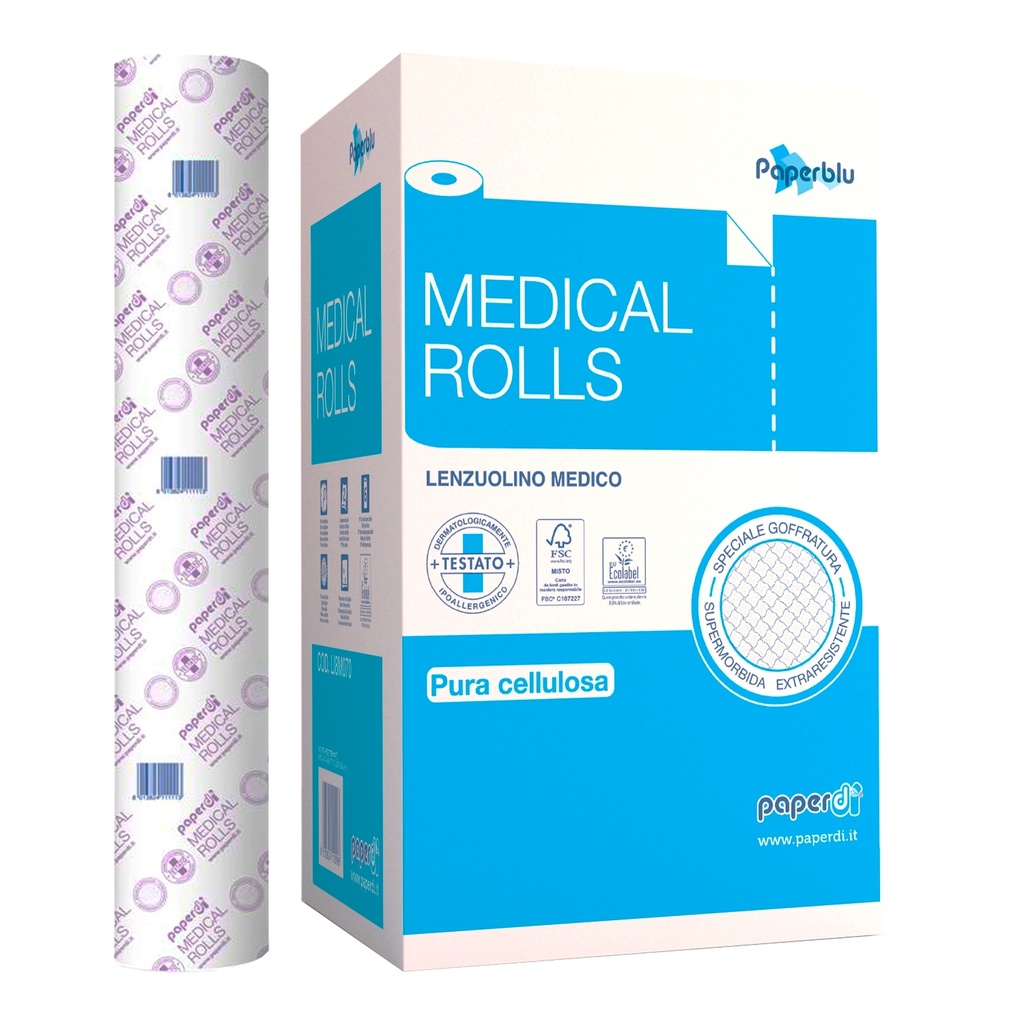 Sheet 100% cellulose over soft junior h 60 cm x 70 m 2 ply
