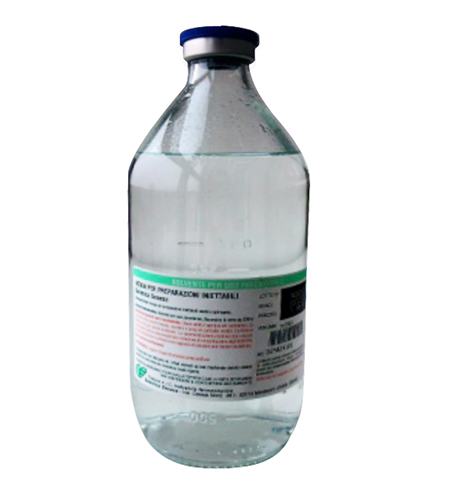 Water for injectable preparations glass bottle 100 ml