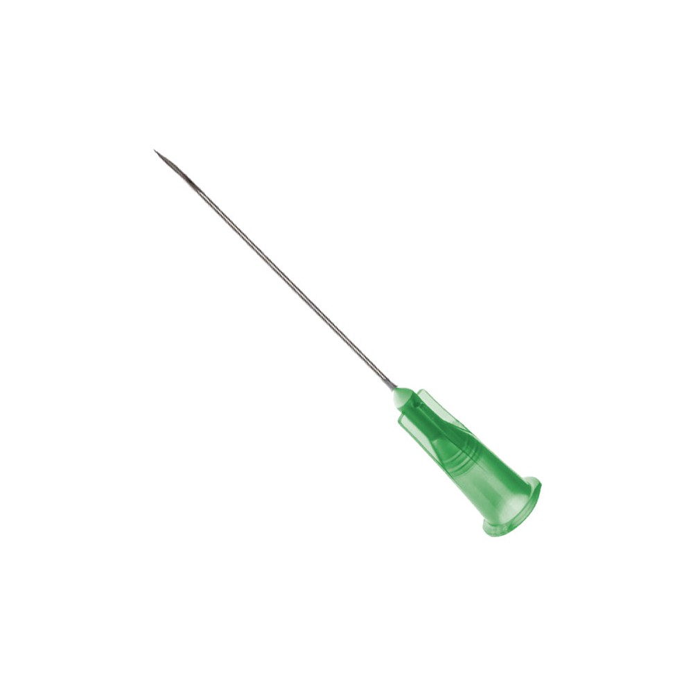 Hypodermic needle g21 green