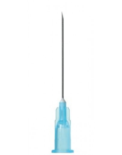Hypodermic needle g23 light blue