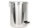 9.5 l stainless steel WASTE BASKET