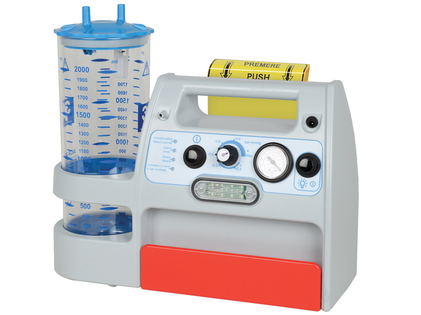 MINI ASPEED EVO BATTERY 2-litre ambulance aspirator