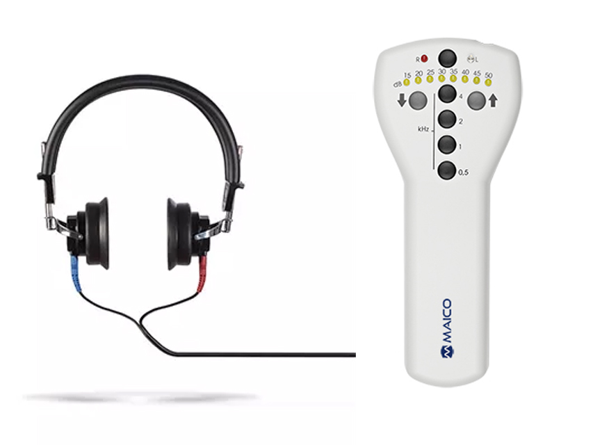 MAICO MA1 SCREENING AUDIOMETER WITH HEADPHONES