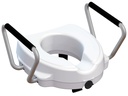 WC riser with fixed armrests 12.5 cm