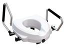 WC RAISE with reclining armrests 12.5 cm