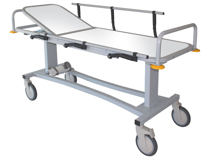 PROFESSIONAL RX TROLLEY with side rails and tank holder