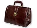 FLOWER LEATHER BAG brown leather