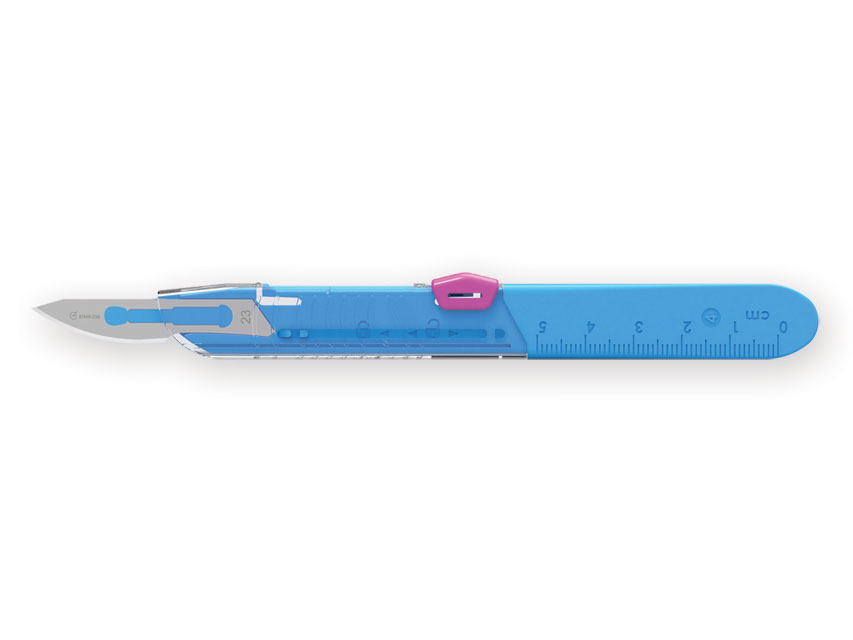 Sterile single-use scalpel figure no. 23